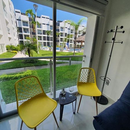 Departamento De Lujo En Manzanillo, Planta Baja Frente A La Alberca Apartment Exterior foto