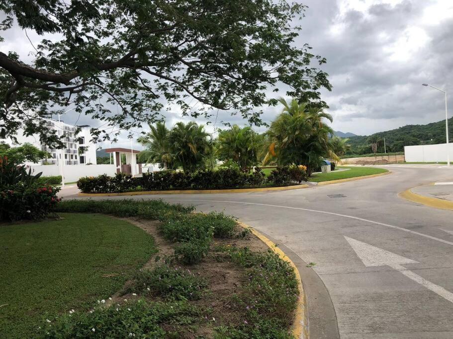 Departamento De Lujo En Manzanillo, Planta Baja Frente A La Alberca Apartment Exterior foto