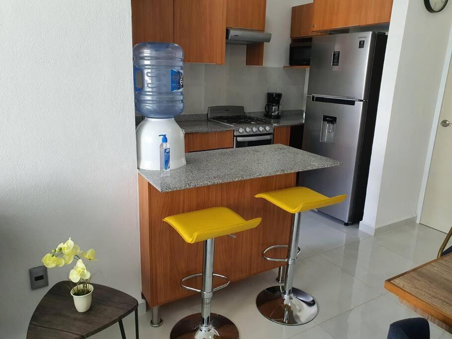 Departamento De Lujo En Manzanillo, Planta Baja Frente A La Alberca Apartment Exterior foto
